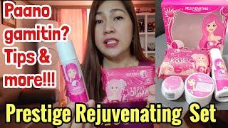 PRESTIGE REJUVENATING SET REVIEW | Paano gamitin? MGA TIPS & MORE!