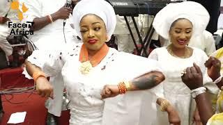 WHO WIN? SEE THE MOMENT ACTRESS SOTAYO GAGA COMPETE DANCE WITH YEYE LARA AT OLOKUN FESTIVAL