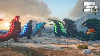 Godzilla Shin Godzilla Heisei Godzilla vs Biollante Team - GTA 5 Mods