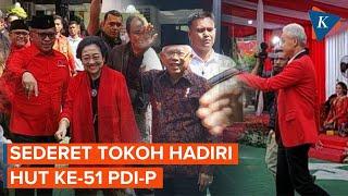 Tak Ada Jokowi, Megawati hingga Ganjar Hadiri Acara HUT PDI-P