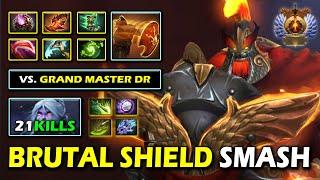 BRUTAL SHIELD SMASH MID Mars Max Slotted Item Build Vs. Grand Master Tier Drow Ranger 7.36c Dota 2