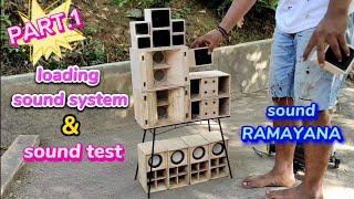 loading sound system ramayana sampai cek sound