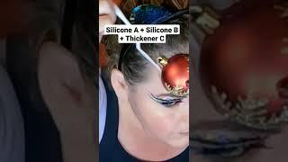 Make SFX Skin Easy! - Mixing Silicone #makeup #tutorial #shorts