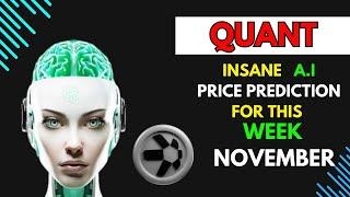 Insane QUANT QNT Price Prediction for THIS WEEK by A.I