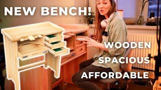 Setting up a new BENCH in my art space! Affordable Pepetools Jeweler's Bench