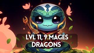 Lvl 11, 9 Mages Dragons