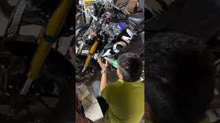 Modification  MT-15 new look #bike #riders #ridermania #bikerider #yamahamt15 #rider #mt_15