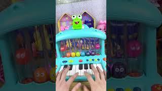 hippo piano toy's happy hour ASMR Videos #toyasmr #toys #toyhouse