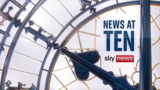 Watch Sky News at Ten: Government confirms the early release of thousands of prisoners