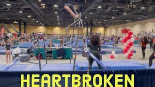 Heart Break at Regionals Championships Gymnastics Competition 2023 Xcel Gold #usagymnastics