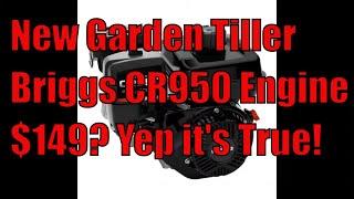 New Briggs and Stratton 208cc CR950 Engine with Garden Tiller $150 at Home Depot? Yep it's true