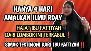 RDAY TERBARU, Hajat Ibu Dari Lombok Terkabul Setelah Mengamalkan Ilmu Rday #rday #livestreaming