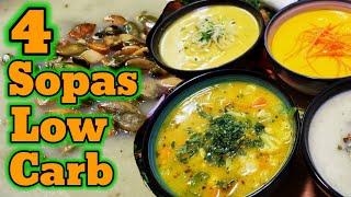 SOPA LOW CARB PARA EMAGRECER RÁPIDO 4 Receitas Gio Chef 2022