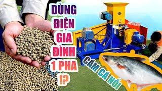 Máy Ép Cám Viên Nổi 40k Dùng Động Cơ Điện 1 Pha Bình Minh