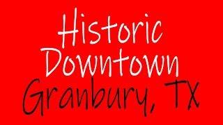 Historic Granbury, Texas Square - A Short Fall Tour (Extended Version) - 4k UHD