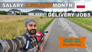 12 Hour Delivery Jobs in Poland For Indians || Uber Eats & BOLT || Salaries in Poland || Amrik Vlogs