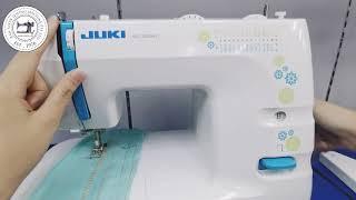 Tutorial 3: Juki HZL-355Z / HZL-357Z Start Sewing & form stitches, adjusting stitch length & width