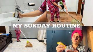 MY SUNDAY BUSY ROUTINE | Self Care ‍️, Cleaning Motivation | Washroom Cleaning 