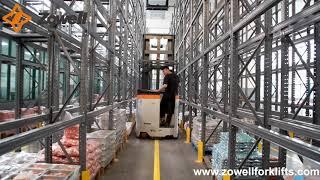 Zowell VNA forklifts with  height selection function