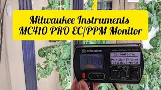 Milwaukee Instruments MC410 Pro TDS/PPM Monitor with Gardyn Hydroponics