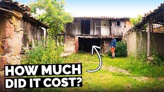 We bought an abandoned stone house farm in portugal