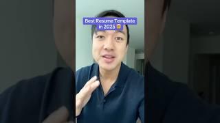 Best Resume Template 2025 - New year, new job #resume #template #2025 #jobs