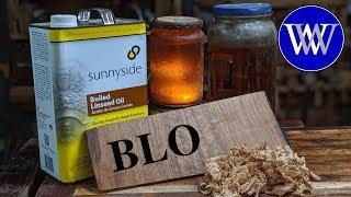How to Use Boiled Linseed Oil BLO and Paste Wax Wood Finish How To Apply
