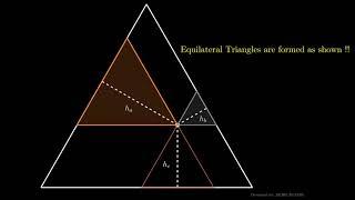 AN EFFORTLESS VISUALISATION - VIVIANI THEOREM !!