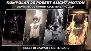 KUMPULAN 20 PRESET ALIGHT MOTION SOUND KECE TERBARU 2024 | PRESET DIBAWAH 5MB