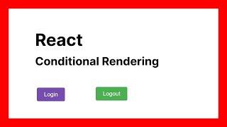 React Conditional Rendering - Login Logout - FreeCodeCamp