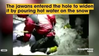 How Army Jawans Rescued A Woman Stuck Under 30 Feet Of Snow