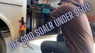 What I Learned - My First Off Grid Solar Build