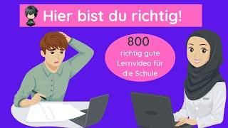 Clever lernen mit  800 kurzen Erklärvideos für deine individuelle Nachhilfe