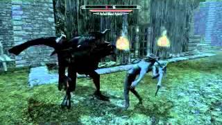 Skyrim Battle: Hybrids vs Werewolf, Vampire and Gargoyles