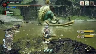 MH Rise - Zinogre vs Anjanath (turf war)