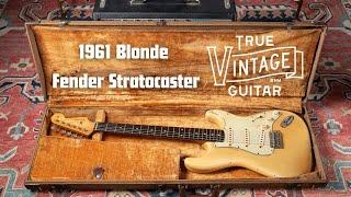 1961 Blonde Stratocaster in original Blond finish over Ash body!