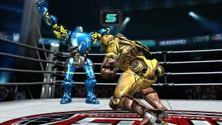 REAL STEEL THE VIDEO GAME - SEAHAWK vs MIDAS & NOISY BOY