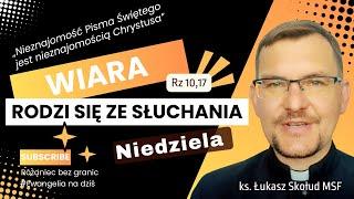 EWANGELIA NA DZIŚ | 8.09.24-nd | (Mk 7, 31-37) | ks. Łukasz Skołud MSF #wiararodzisięzesłuchania