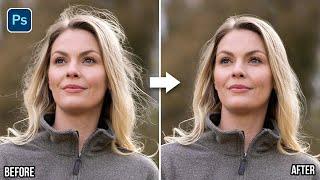 Fix Messy Hair Instantly with This Easy and Quick Photoshop Trick