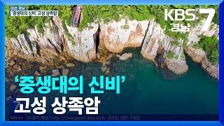 [60초 경남] ‘중생대의 신비’ 고성 상족암 / KBS  2022.07.27.