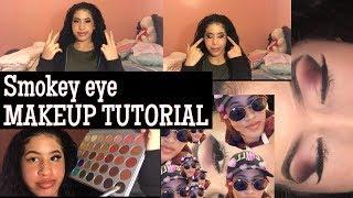 Burgundy Smokey eye MAKEUP TUTORIAL || MUA Yani