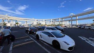 Daikoku /  Its the best place for japanese car culture / with my Lamborghini Gallardo