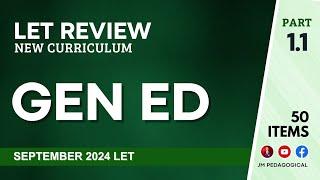 General Education Part 1.1: Let Review 50 Items | March 2025 LET