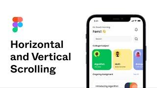 Horizontal and Vertical Scroll in Figma | Scrolling in Figma explained.