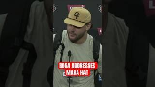 Nick Bosa explains why he wore a MAGA hat #49ers #nickbosa #maga