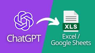 Excel ai 工具教學 | Excel ChatGPT | GPT for Google Sheets and Docs教學 | 廣東話 | 中文字幕