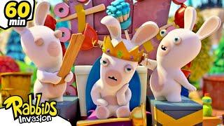 The Rabbids' leader  | RABBIDS INVASION  | 1H Compilation | Cartoon for kids