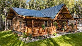 Do YOU Want To Live in our Alaska Log Home!