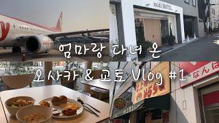 Osaka 여행 / day off / 오사카•교토 / 엄마랑 여행 / 미디호텔 / day1-2 in osaka