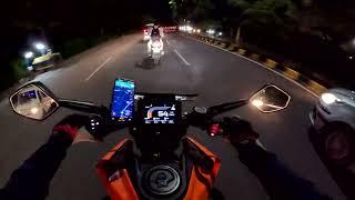 15: Exploring the City at Night on Duke 390 Gen 3 | Moto Vlog 4K